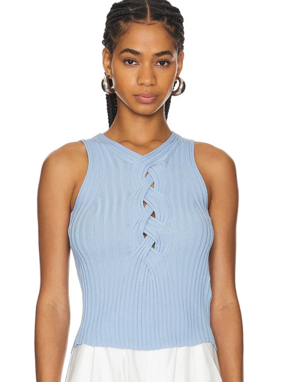 NWT Revolve Sovere Laced Tank in Serene Blue